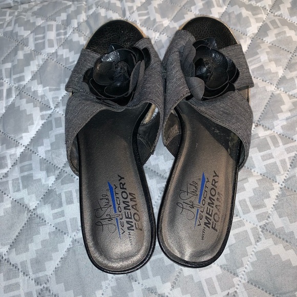 Lifestride Velocity Flex Wedge Sandals Size 8W/8M? - Picture 2 of 5